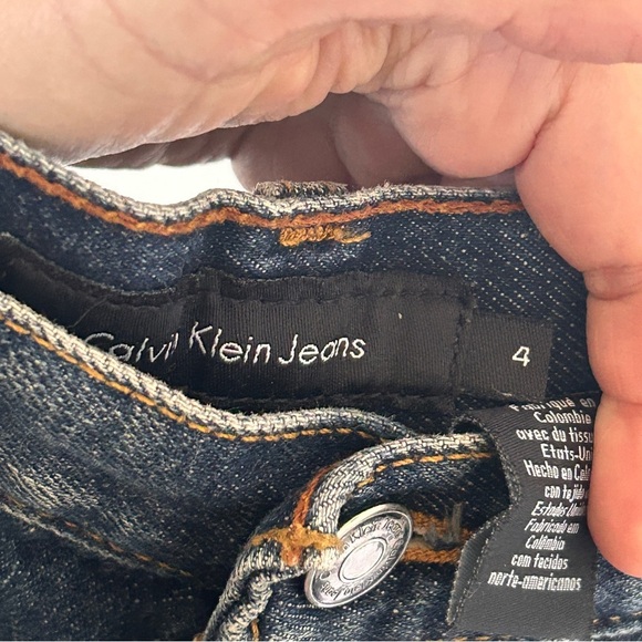 Calvin Klein Jeans Denim Short Women’s 4 Blue Summer Festival Rodeo Cowgirl - Picture 8 of 8